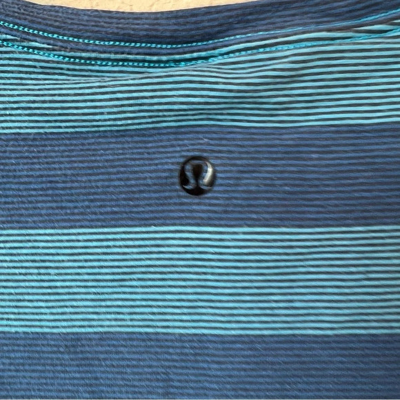 Lululemon striped v neck tee - Picture 2 of 3